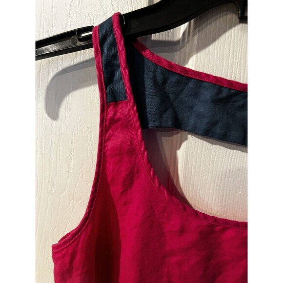 PATAGONIA Top Womens Sz 0 XS Seahurst Tank Cutout Back Pink Organic Cotton Gorp - Picture 3 of 6